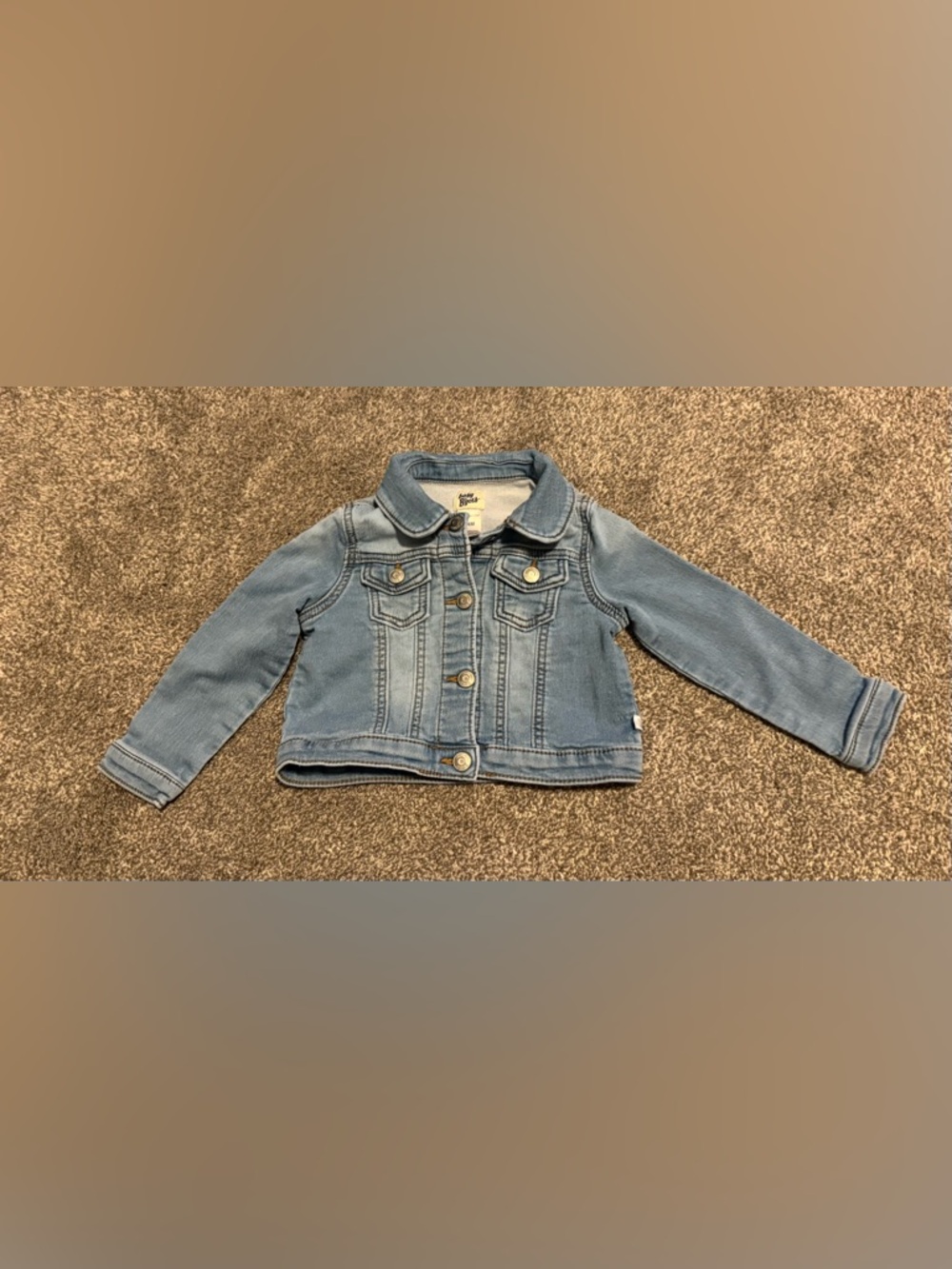 Blue Jean Jacket baby b’gosh Osh Kosh bgosh 24 months 24m Baby Girl Denim